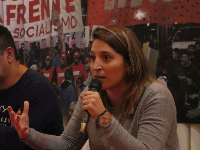 Manuela Castañeira interviene en la Convención Nacional del Nuevo MAS